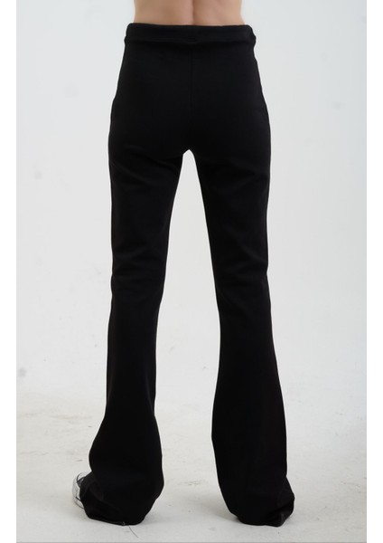 Siyah Kısa Kollu Oversize Tshirt Dikiş Detaylı Pantolon Takım indirimleri