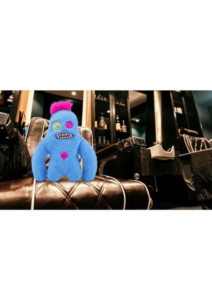 Kıllı Süper Yumuşak Zuru Fuggler Hairy Fuggs Peluş Oyuncak Sasquoosh Tuft Blue 22CM fiyatları