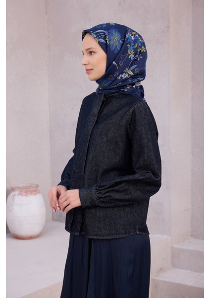 Çiçek Desen Ipek Twill Eşarp 4210D01 53 fiyatları