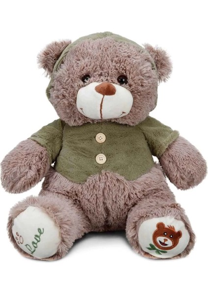 Sunman Puffy Friends T-Shirtlü Sevimli Peluş Ayı 43 cm