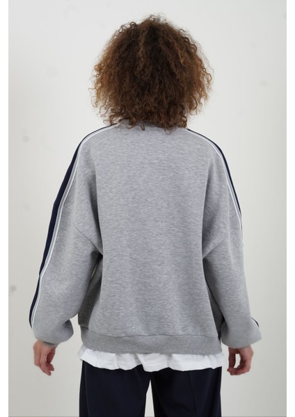 Kaplan Baskılı Tshirt Detaylı Oversize Sweatshirt fırsatları