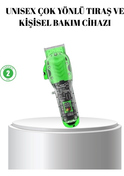 Islak ve Kuru Kullanıma Uygun Çok Amaçlı Tıraş Makinesi – 3 Başlıklı, Seyahat Tipi