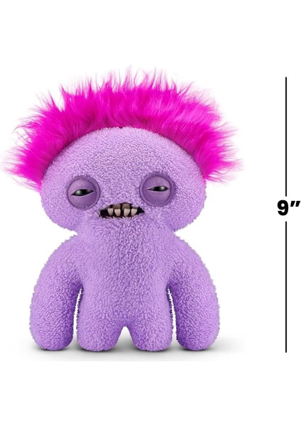 Kıllı Süper Yumuşak Zuru Fuggler Hairy Fuggs Peluş Oyuncak Squidge Mohawk Purple 22CM fiyatları
