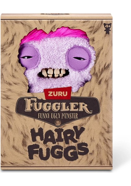 Kıllı Süper Yumuşak Zuru Fuggler Hairy Fuggs Peluş Oyuncak Squidge Mohawk Purple 22CM indirimleri