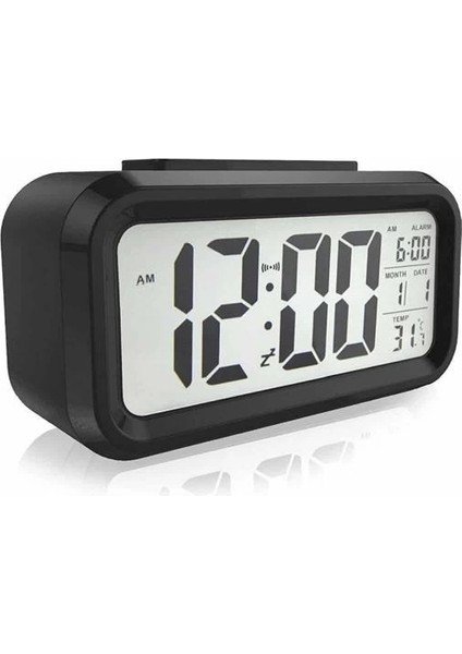 Dijital Masa Saati Takvim Çalar Saat Alarmlı Işıklı LED Ekran Pilli modelleri