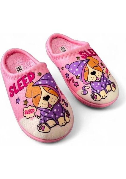 Kız Çocuk Kışlık Rahat Taban Ev ve Bahçe Gondol Terlik – Yumuşacık, Sıcak ve Kaymaz!