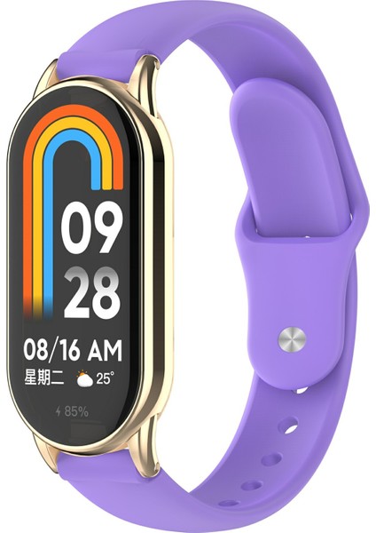 12 mm Evrensel Akıllı Saat Ters Tokalı Silikon Saat Kayışı Için Yedek Bant - Mor (Yurt Dışından) fiyatları