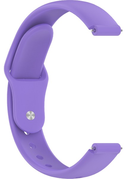 12 mm Evrensel Akıllı Saat Ters Tokalı Silikon Saat Kayışı Için Yedek Bant - Mor (Yurt Dışından) fırsatları