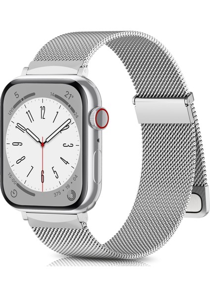 Apple Watch 10 46MM/ULTRA 2/ultra 49MM/9 8 7 45MM/SE (2023) Se (2022) Se 6 5 4 44MM/3 2 1 42MM Metal Kayışlı Saat Kayışı-Gümüş (Yurt Dışından) fiyatları