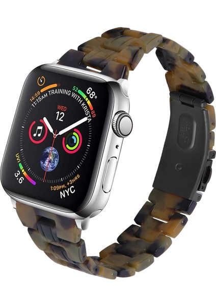 Apple Watch Series 10 42MM/9 8 7 41MM/6 5 4 Se Se (2022) Se (2023) 40MM/3 2 1 38MM Için Reçine Saat Kayışı Değişimi - Ordu Yeşili (Yurt Dışından) fiyatları