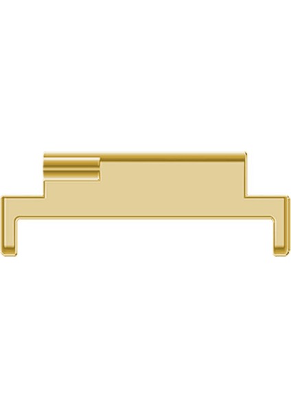 1 Çift Saat Kayışı Bağlantısı 18 mm - 22 mm Saat Kayışı Metal Adaptörü - Altın (Yurt Dışından) indirimleri