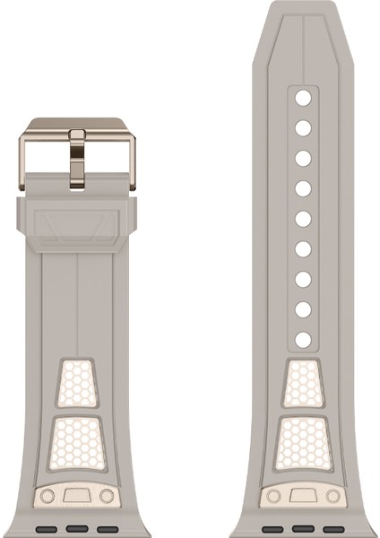 Kalebol Apple Watch 10 46MM/ULTRA 2/ultra 49MM/9 8 7 45MM/SE (2023) Se (2022) Se 6 5 4 44MM/3 2 1 42MM Petek Saat Kayışı-Starlight+Titanyum (Yurt Dışından) fırsatları