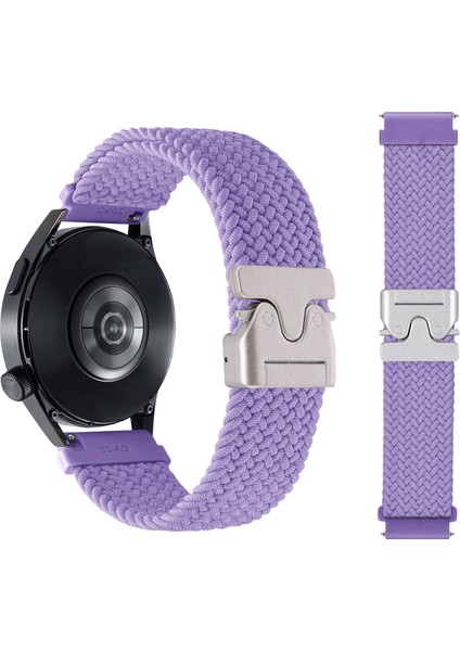 22 mm Evrensel Bileklik Paraşüt Tokalı Naylon Örgülü Akıllı Saat Kayışı - Mor (Yurt Dışından) indirimleri