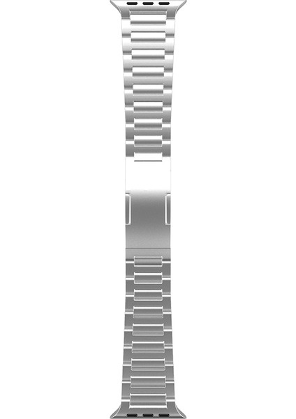 Apple Watch 10 46MM/ULTRA 2/ultra 49MM/9 8 7 45MM/SE (2023) Se (2022) Se 6 5 4 44MM/3 2 1 42MM Yedek Titanyum Alaşımlı Saat Kayışı - Gümüş (Yurt Dışından) indirimleri