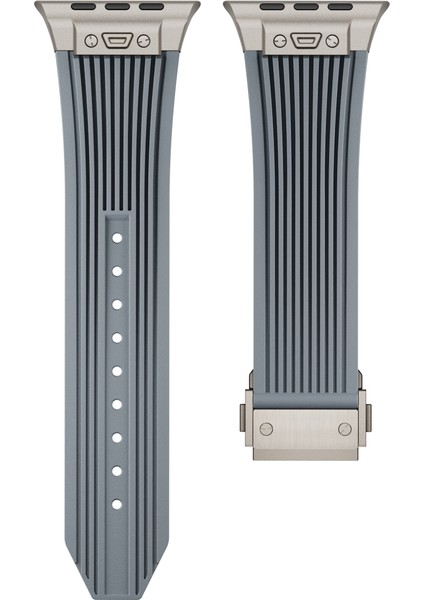 Kalebol Apple Watch 10 46MM/ULTRA 2/ultra 49MM/9 8 7 45MM/SE (2023) Se (2022) Se 6 5 4 44MM/3 2 1 42MM Silikon Saat Kayışı - Gri (Yurt Dışından) fiyatları