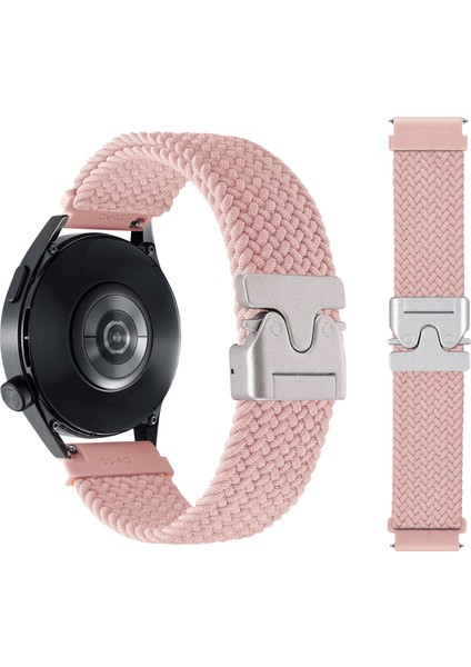 20 mm Evrensel Bileklik Paraşüt Tokalı Naylon Örgülü Akıllı Saat Kayışı - Pembe (Yurt Dışından) indirimleri