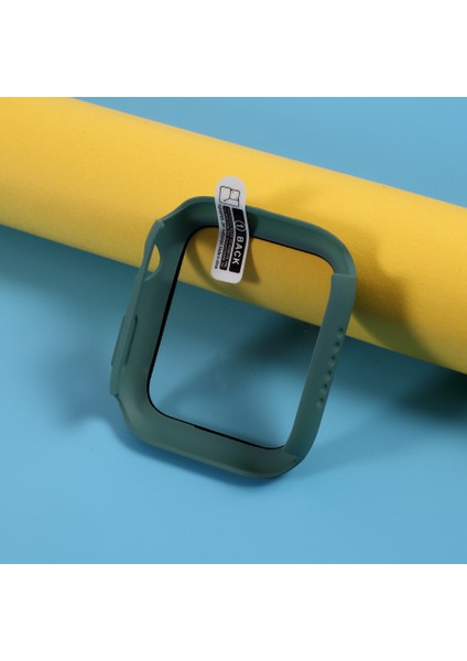 Apple Watch Series 4/5/6 44MM/SE 44MM/SE (2022) 44MM-YEŞIL Için Cam Ekran Koruyucu Filmli Çoklu Renkli Pc Çerçeve Kapağı Kabuğu (Yurt Dışından) fiyatları