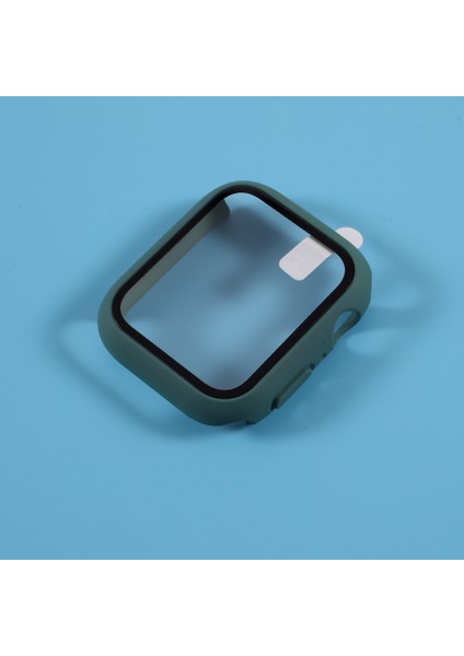 Apple Watch Series 4/5/6 44MM/SE 44MM/SE (2022) 44MM-YEŞIL Için Cam Ekran Koruyucu Filmli Çoklu Renkli Pc Çerçeve Kapağı Kabuğu (Yurt Dışından) fırsatları