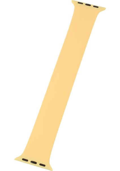 Apple Watch Series 10 46MM/ULTRA 2 Ultra 49MM/9 8 7 45MM/SE (2023) Se (2022) Se 6 5 4 44MM/3 2 1 42MM Için Silikon Akıllı Saat Bandı Bilek Kayışı, Boyut: L-Sarı (Yurt Dışından) fırsatları