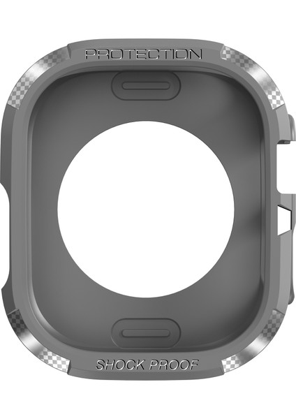 Apple Watch Series 9/8/7 41 mm Düşmeye Karşı Dalı Tpu Çerçeve Kapağı - Gri Koruyucu Akıllı Saat Kılıfı (Yurt Dışından) fırsatları