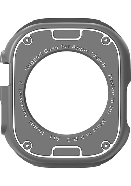 Apple Watch Series 9/8/7 41 mm Düşmeye Karşı Dalı Tpu Çerçeve Kapağı - Gri Koruyucu Akıllı Saat Kılıfı (Yurt Dışından) indirimleri