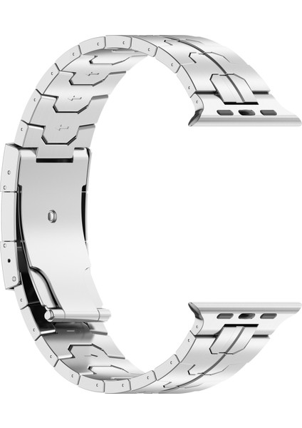 Apple Watch 10 46MM/ULTRA 2/ultra 49MM/9 8 7 45MM/SE (2023) Se (2022) Se 6 5 4 44MM/3 2 1 42MM Titanyum Alaşımlı Kayış Bandı-Gümüş (Yurt Dışından) fırsatları