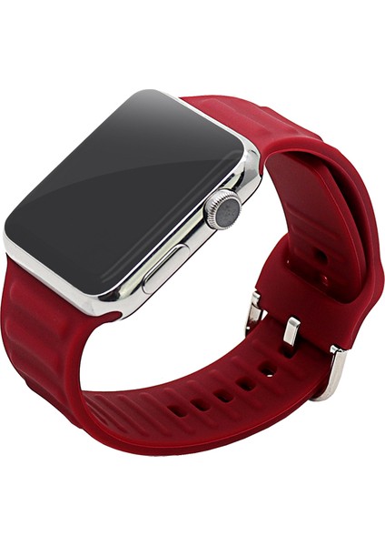 Apple Watch Series 10 46MM/ULTRA 2 Ultra 49MM/9 8 7 45MM/SE (2023) Se (2022) Se 6 5 4 44MM/3 2 1 42MM Için Yeni Stil Yumuşak Silikon Saat Kayışı - Kırmızı (Yurt Dışından) fiyatları