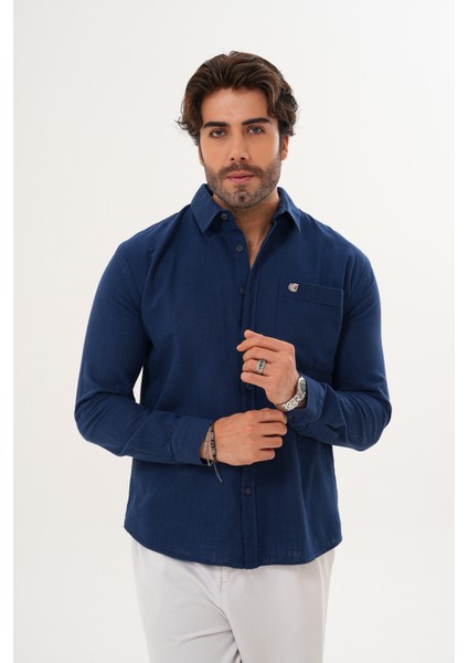 Gömlek %100 Pamuk Yıkamalı Mevsimlik Oversize Erkek Gömlek