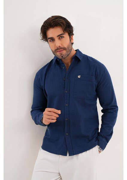 Gömlek %100 Pamuk Yıkamalı Mevsimlik Oversize Erkek Gömlek