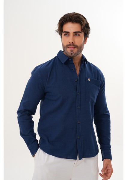 Gömlek %100 Pamuk Yıkamalı Mevsimlik Oversize Erkek Gömlek