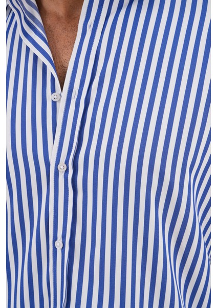 Gömlek Pamuklu Çizgili Regular Erkek Gömlek modelleri