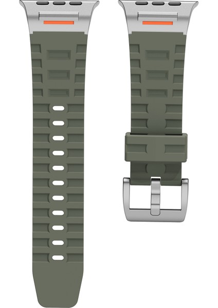 Apple Watch Series 10 46MM/ULTRA 2/ultra 49MM/9 8 7 45MM/SE (2023) Se (2022) Se 6 5 4 44MM/3 2 1 42MM Için Sıvı Silikon Kayış - Orman Yeşili (Yurt Dışından) fiyatları