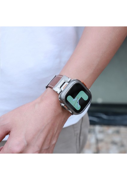 Apple Watch Ultra 2 49 mm Koruyucu Saat Kılıfı Kapağı - Gri Metal Kasa (Yurt Dışından) indirimleri