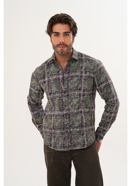 Gömlek Erkek %100 Pamuk Regular Mevsimlik Gömlek