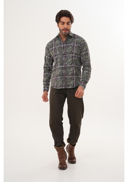 Gömlek Erkek %100 Pamuk Regular Mevsimlik Gömlek indirimleri