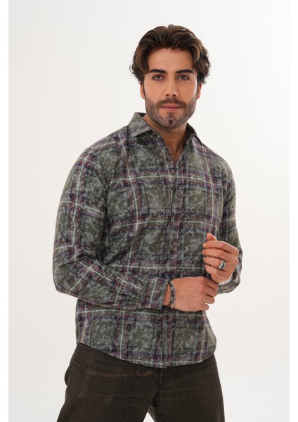 Gömlek Erkek %100 Pamuk Regular Mevsimlik Gömlek