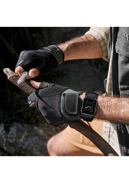 Apple Watch Series 10 46MM/ULTRA 2/ultra 49MM/9 8 7 45MM/SE (2023) Se (2022) Se 6 5 4 44MM/3 2 1 42MM Için Kalebol 3 Halkalı Naylon Kayış - Kamuflaj (Yurt Dışından) fırsatları