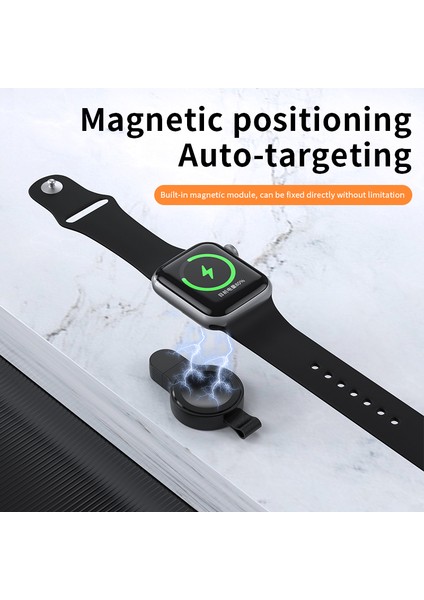 Apple Watch Series 1-8 Mini Manyetik Kablosuz Şarj Pedi Akıllı Saat Şarj Cihazı Usb-C Fişli - Beyaz (Yurt Dışından) fiyatları