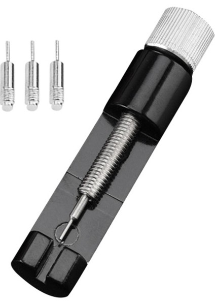 Metal Saat Kayışı Bilezik Bağlantı Pimi Çıkarıcı Saat Kayışı Ayarlayıcı Tamir Aleti - Siyah (Yurt Dışından)