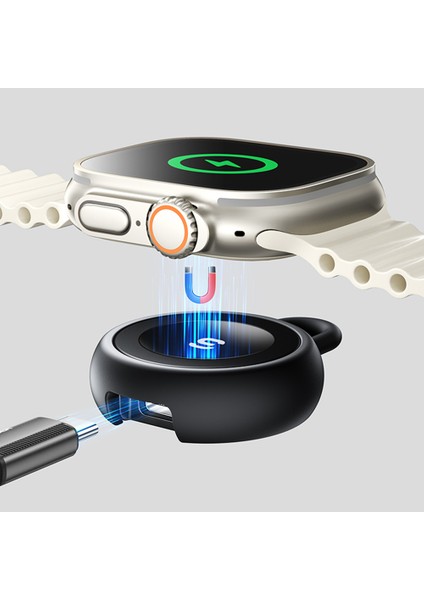 Essager Apple Watch Manyetik Kablosuz Şarj Cihazı Type-C Dişi Port Şarj Istasyonu (Yurt Dışından) fiyatları