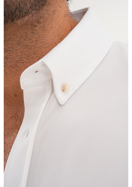 Gömlek Örme Petek Kumaş Mevsimlik Likralı Regular Erkek Gömlek modelleri