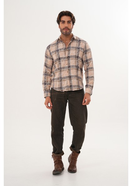 Gömlek Erkek %100 Pamuk Regular Mevsimlik Gömlek fiyatları