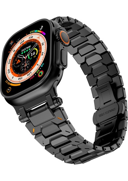 Apple Watch Series 10 46MM/ULTRA 2/ultra 49MM/SERIES 9 8 7 45MM/SE (2023) Se (2022) Se 6 5 4 44MM/3 2 1 42MM Saat Kayışı ve Aletli Siyah (Yurt Dışından) modelleri