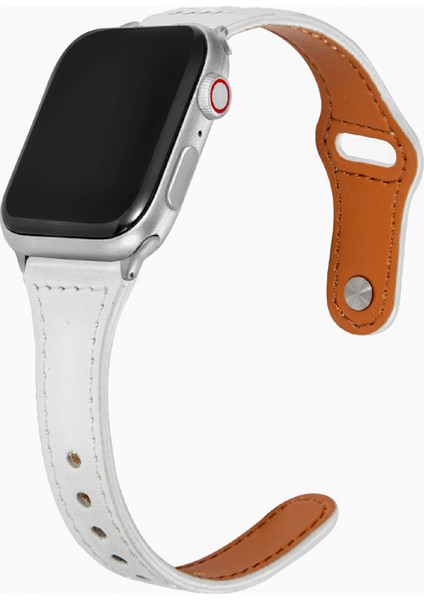 Kalebol Apple Watch 10 46MM/ULTRA 2/ultra 49MM/9 8 7 45MM/SE (2023) Se (2022) Se 6 5 4 44MM/3 2 1 42MM Saat Kayışı, Küçük Toka - Beyaz (Yurt Dışından) fiyatları