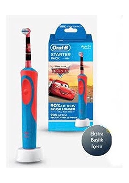 Braun Oral-B Starter Pack Disney Cars Çocuk Şarjlı Diş Fırçası modelleri