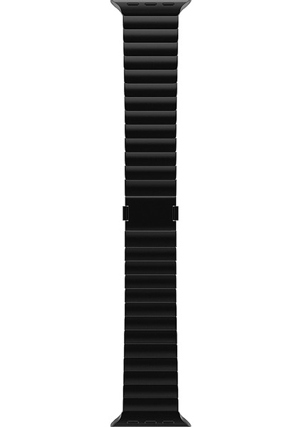 Apple Watch 10 46MM/ULTRA 2/ultra 49MM/9 8 7 45MM/SE (2023) Se (2022) Se 6 5 4 44MM/3 2 1 42MM Titanyum Alaşımlı Saat Kayışı Manyetik Tokalı - Siyah (Yurt Dışından) modelleri