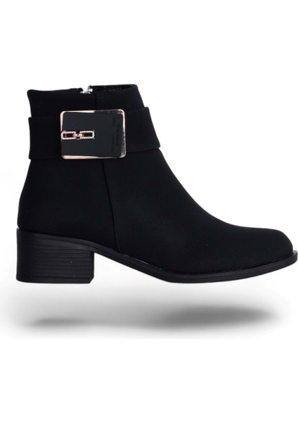 M-461 Siyah Kışlık Kadın Bot Ayakkabı
