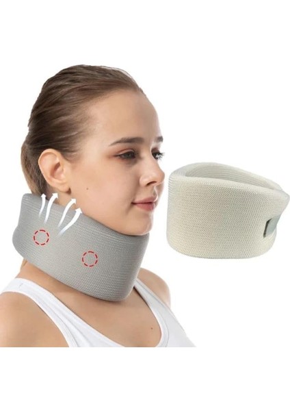 Rotantix Medikal Sünger Boyunluk,boyun Fıtığı Boyun Destek Boyun Düzleşmesi Korse (Xlarge)