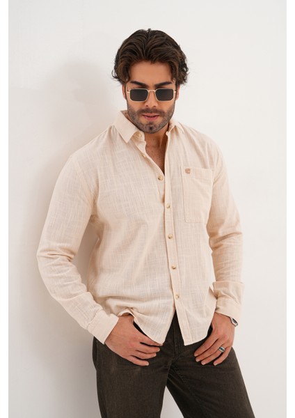 Gömlek %100 Pamuk Yıkamalı Mevsimlik Oversize Erkek Gömlek fırsatları