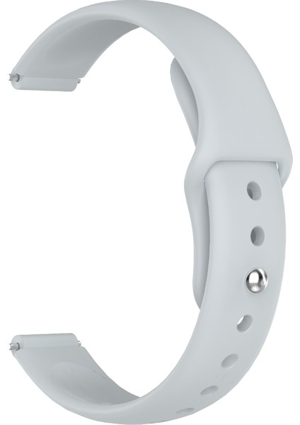12 mm Evrensel Akıllı Saat Için Yedek Bant Ters Tokalı Silikon Saat Kayışı - Açık Gri (Yurt Dışından) fırsatları